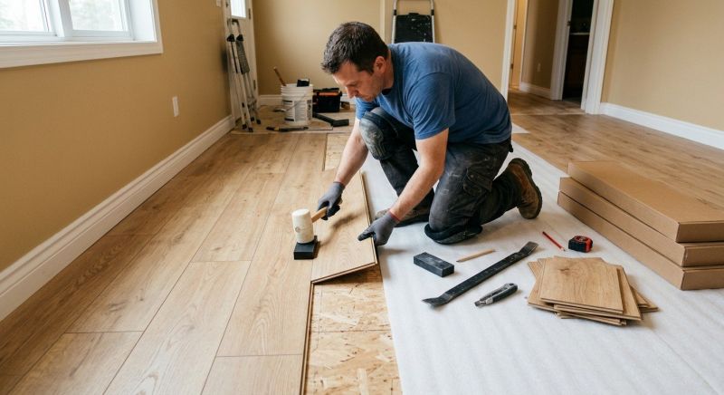 Laminate Floor Installation in Uniontown, PA