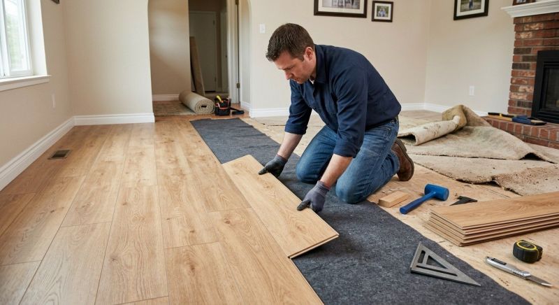 Laminate Floor Remodeling in Uniontown, PA