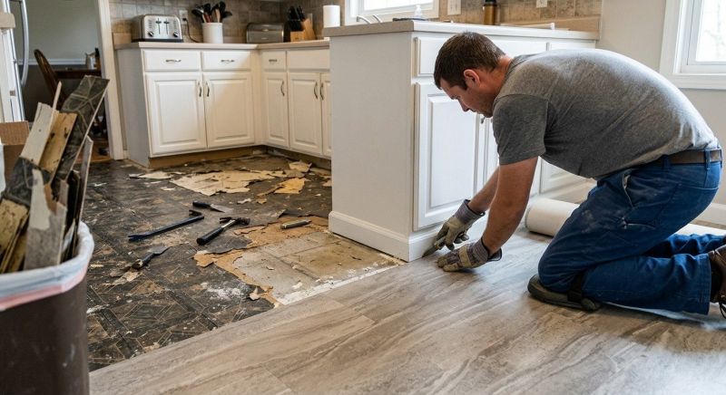Linoleum Floor Installation in Farmington, PA