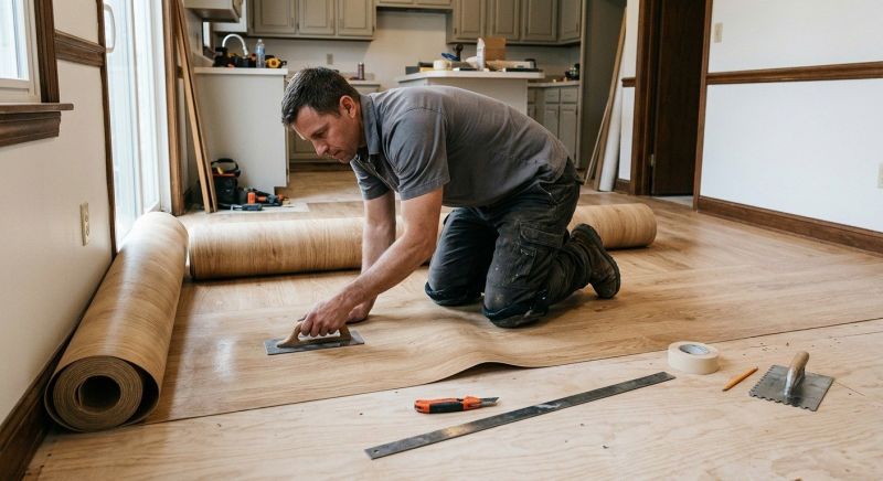 Sheet Flooring Installation in Farmington, PA