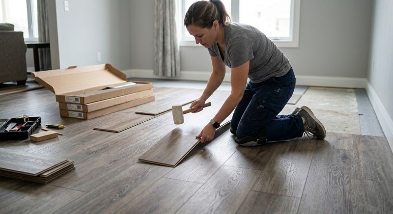 Vinyl Plank Floor Installation in Uniontown, PA